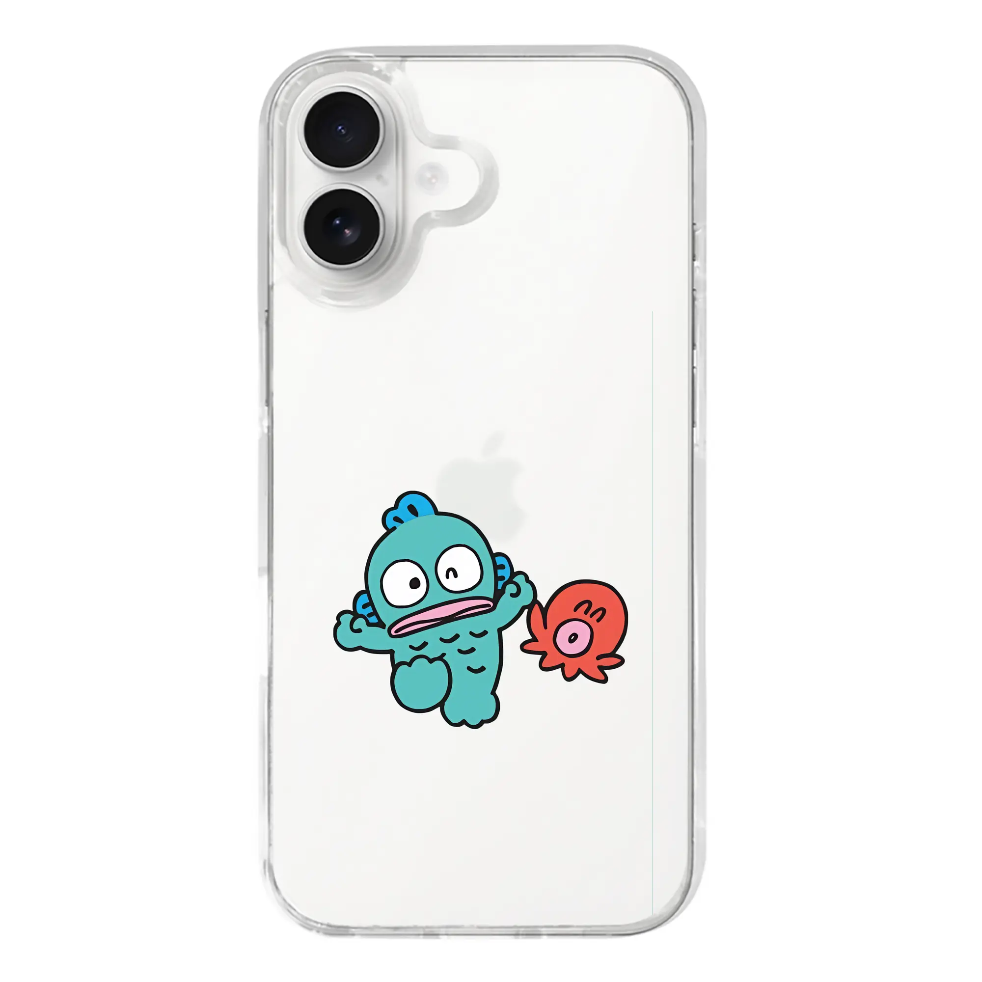 サンリオ グッズ,ハンギョドン - iPhone 17シリーズ 透明スマホケース – 薄型・耐衝撃・精密フィット保護カバー